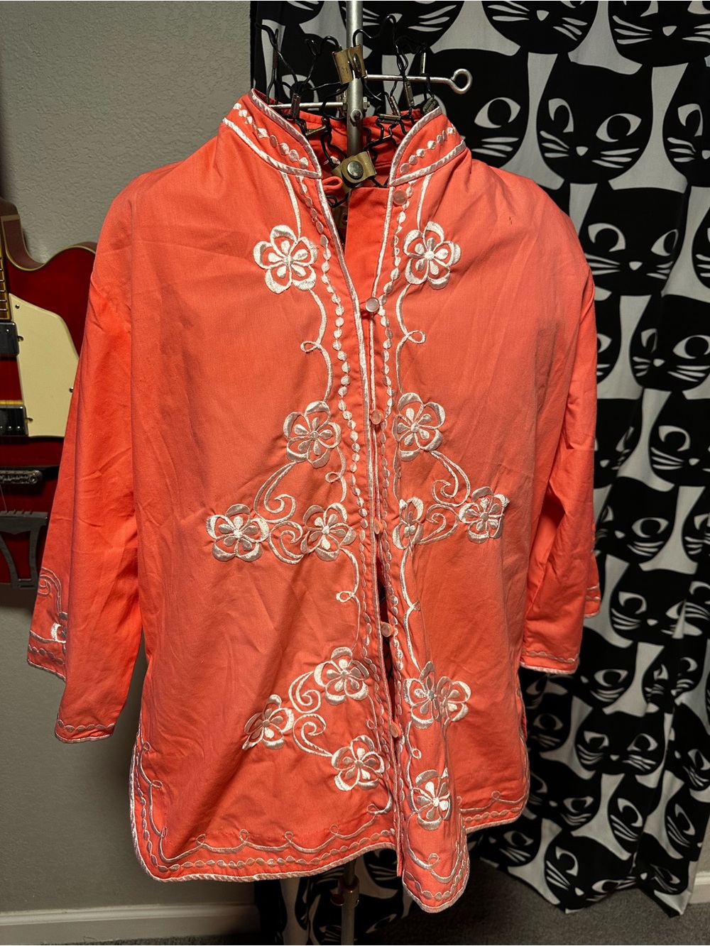 Vintage embroidered tunic top